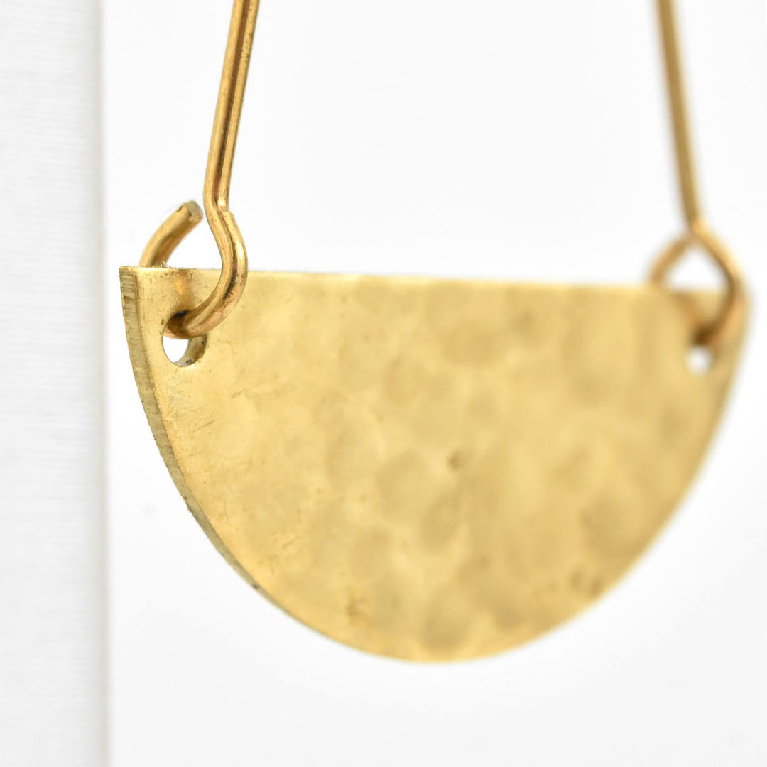 Crescent Drop Earrings - Goldmakers Fine Jewelry