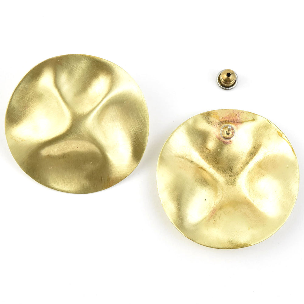 Crumpled Studs - Goldmakers Fine Jewelry