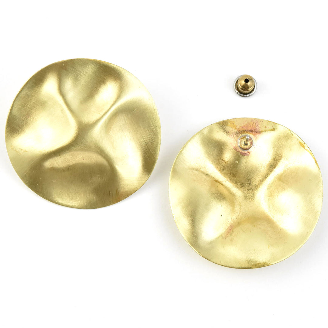 Crumpled Studs - Goldmakers Fine Jewelry
