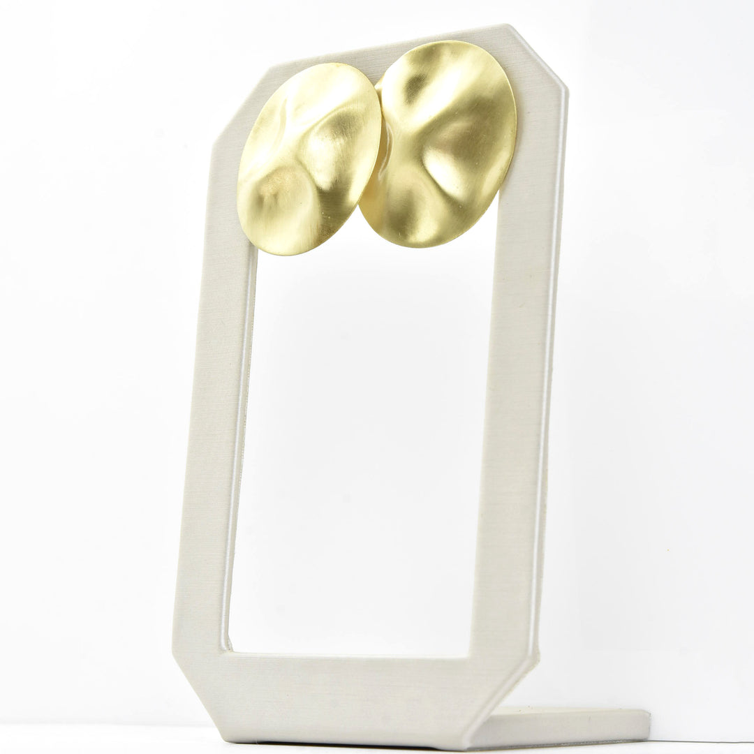 Crumpled Studs - Goldmakers Fine Jewelry
