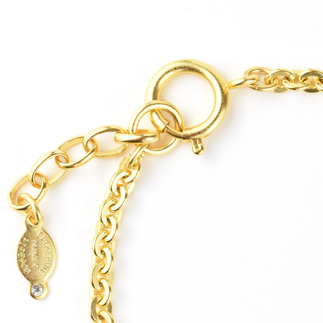 Gold Plated Crystal Bee Bracelet