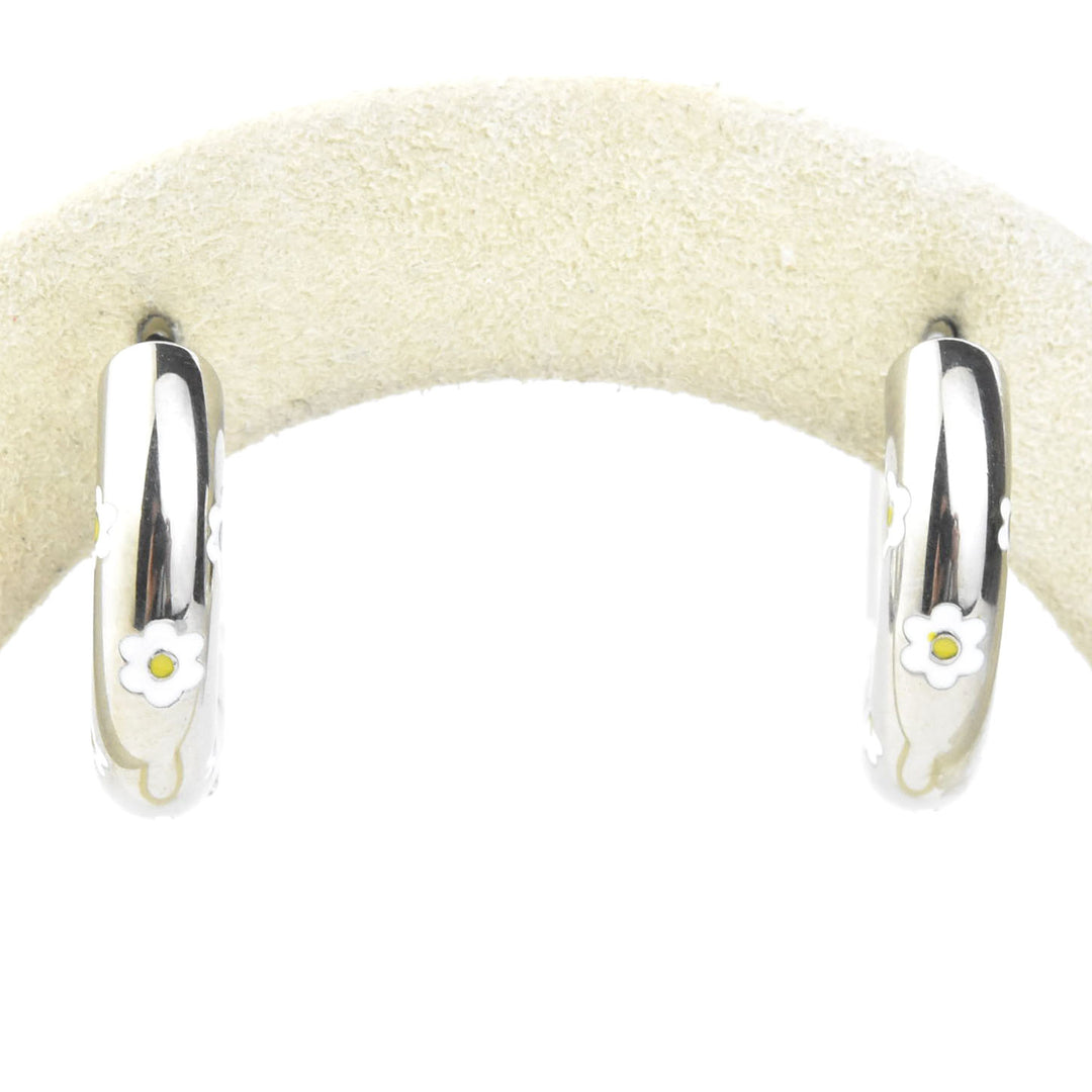 Daisy Chunky Rounded Huggie Hoops - Goldmakers Fine Jewelry