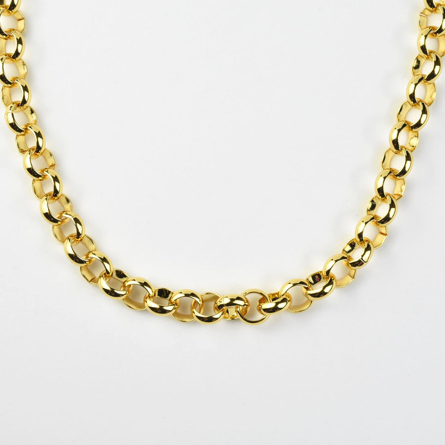 Rolo Chain Necklace, 9mm - Goldmakers Fine Jewelry