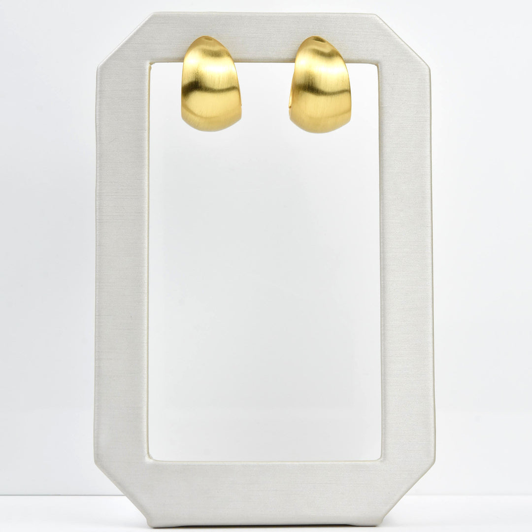 Flow Huggie Hoops - Goldmakers Fine Jewelry