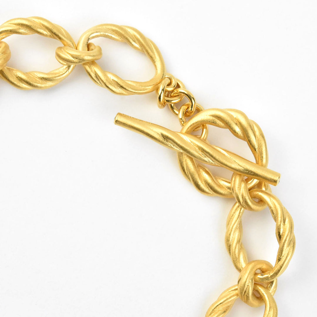 Forme Gemstone Chain Bracelet - Goldmakers Fine Jewelry