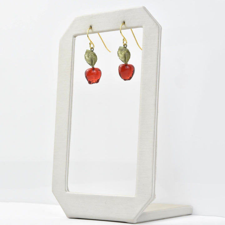 Delicious Apple Earrings - Goldmakers Fine Jewelry