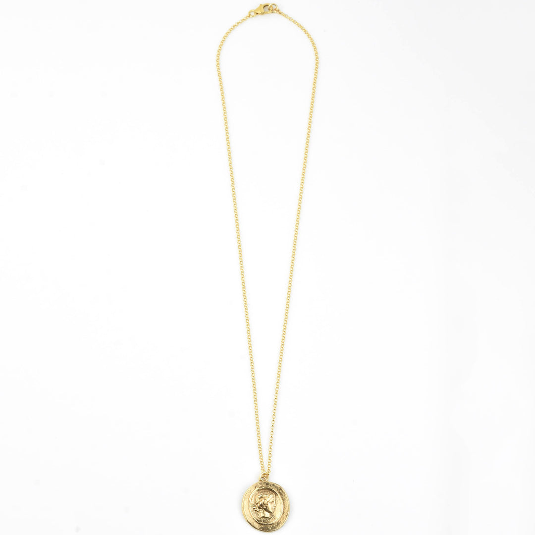 Demeter Coin Necklace