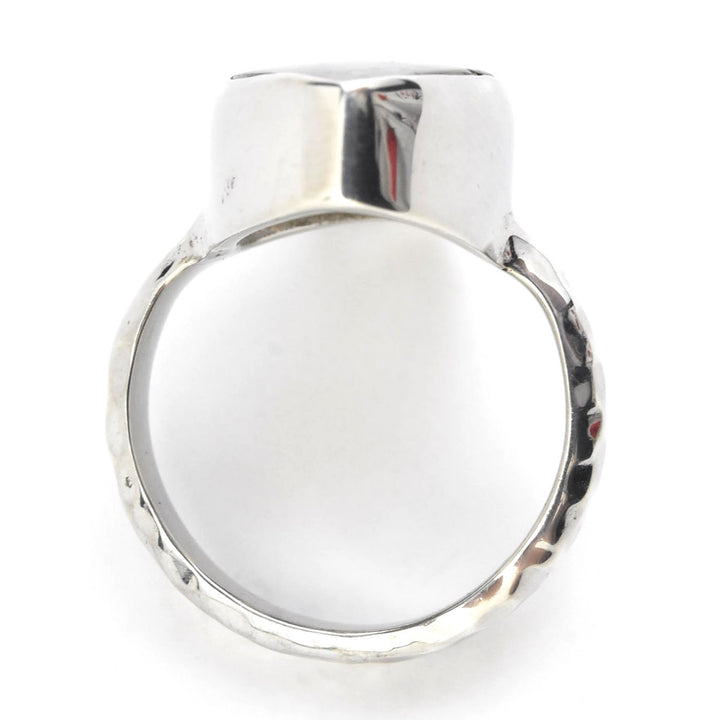 Dendritic Quartz Ring in Sterling Silver - Goldmakers Fine Jewelry