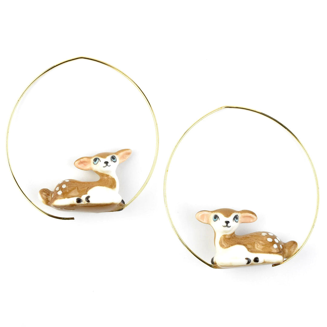 Doe Hoop Earrings