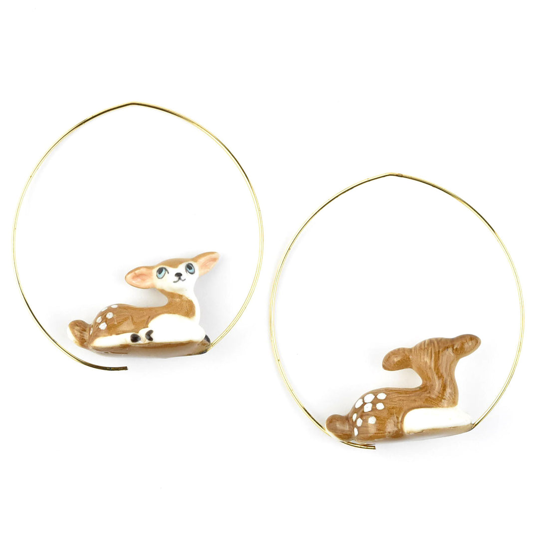 Doe Hoop Earrings