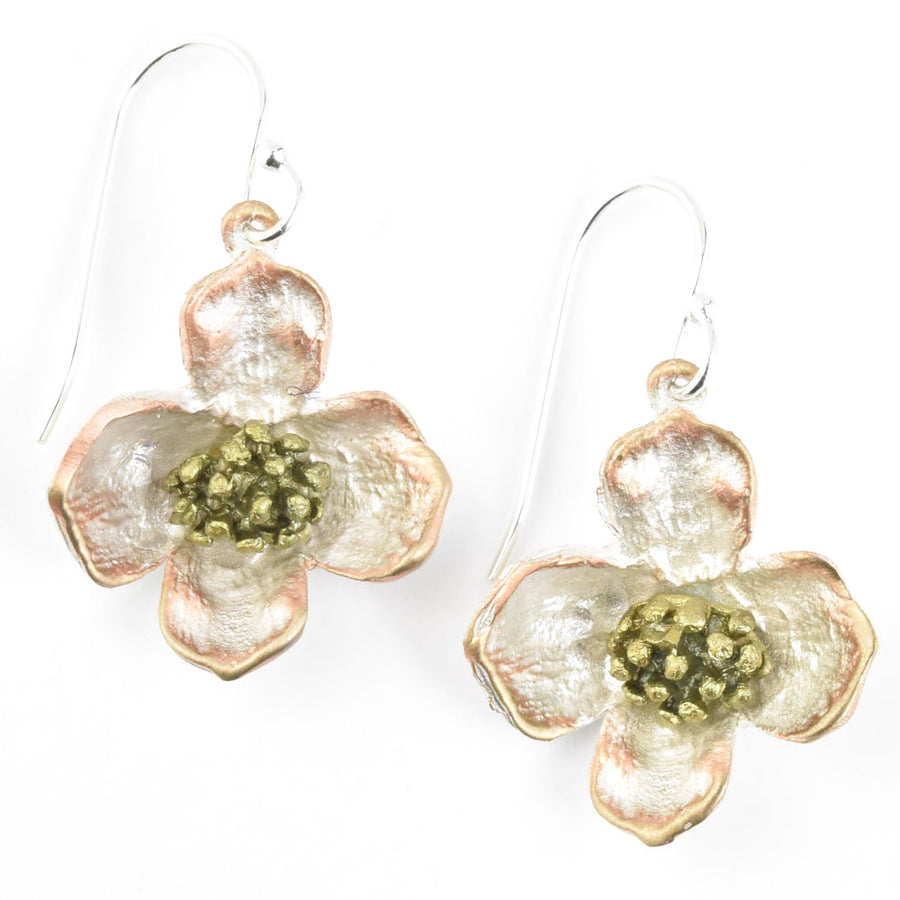 Dogwood Drop Earrings - Goldmakers Fine Jewelry