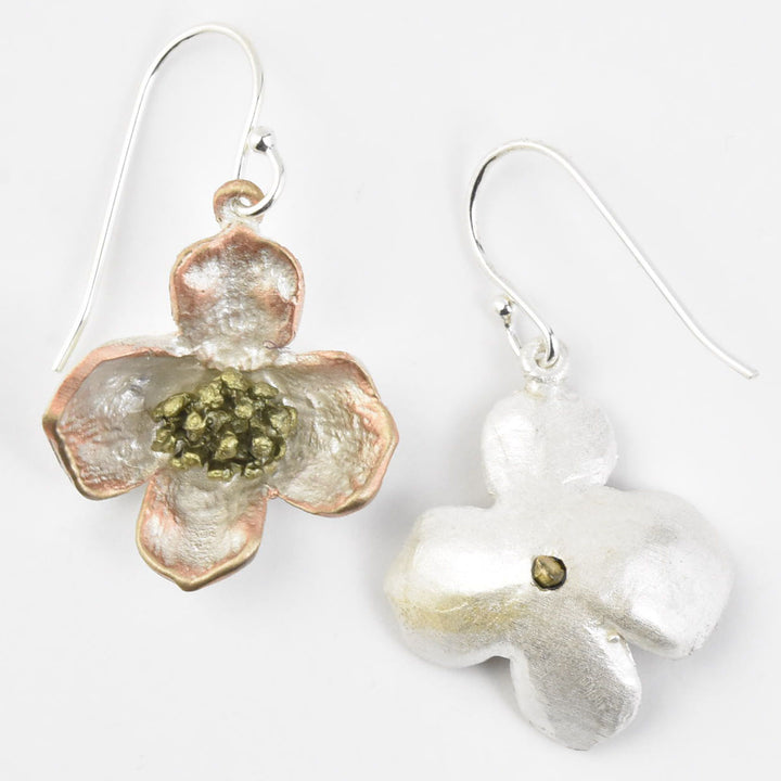 Dogwood Drop Earrings - Goldmakers Fine Jewelry