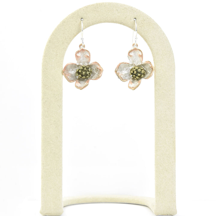 Dogwood Drop Earrings - Goldmakers Fine Jewelry