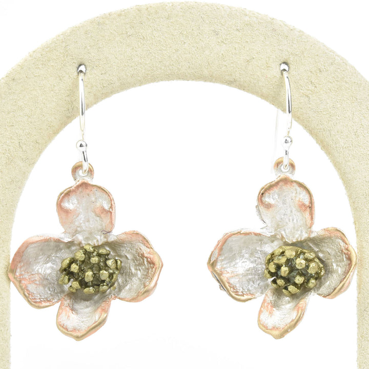 Dogwood Drop Earrings - Goldmakers Fine Jewelry