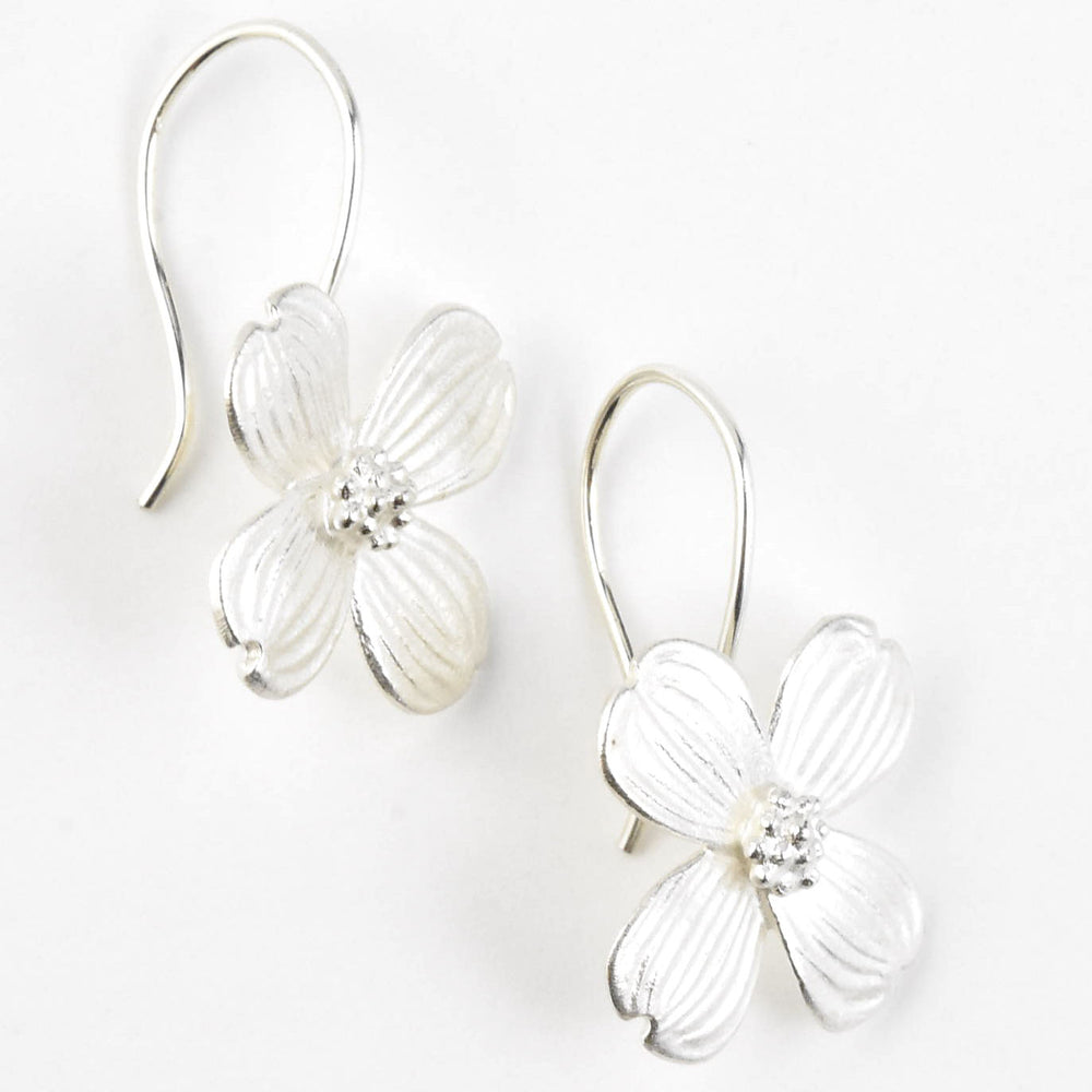 Dogwood French Wire Earrings - Goldmakers Fine Jewelry