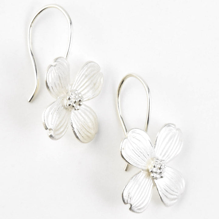 Dogwood French Wire Earrings - Goldmakers Fine Jewelry