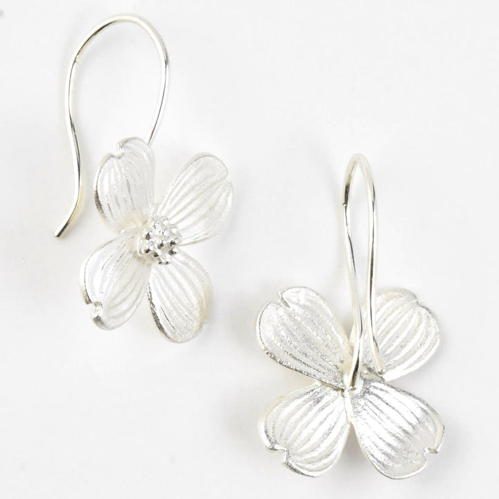 Dogwood French Wire Earrings - Goldmakers Fine Jewelry
