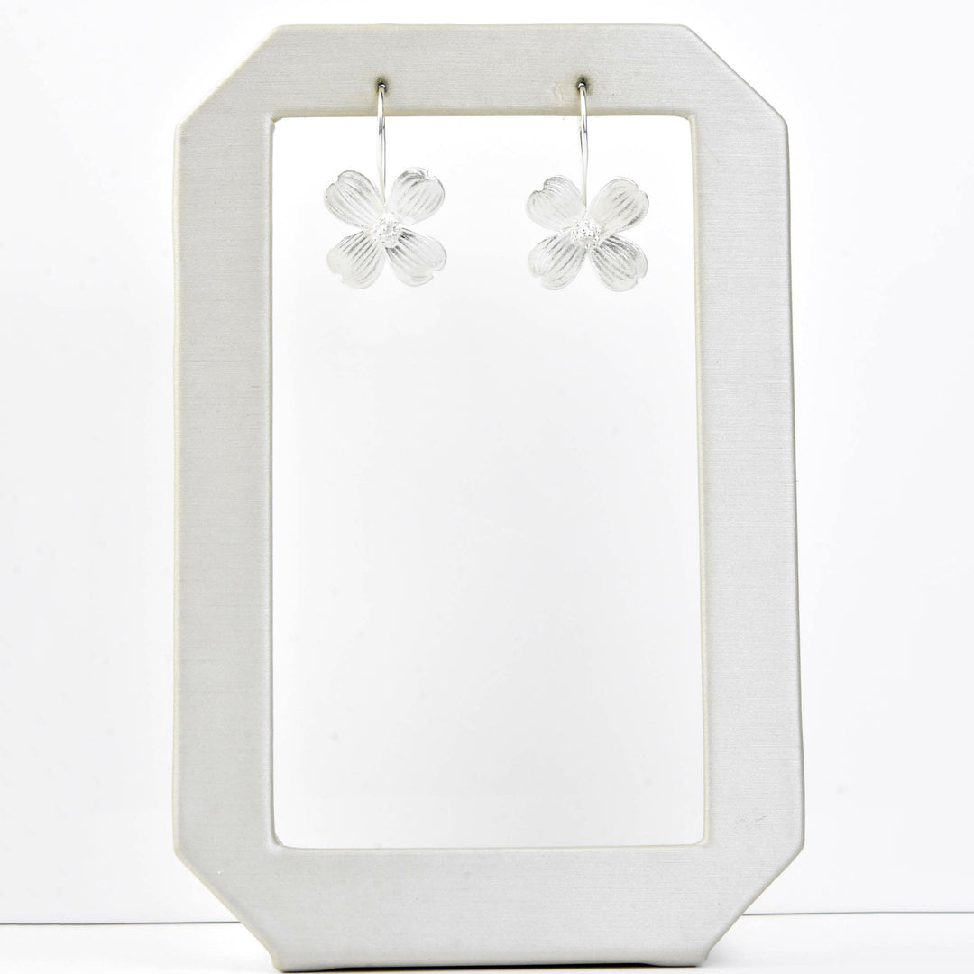 Dogwood French Wire Earrings - Goldmakers Fine Jewelry