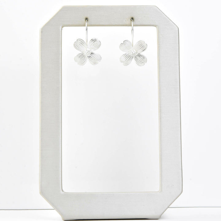 Dogwood French Wire Earrings - Goldmakers Fine Jewelry