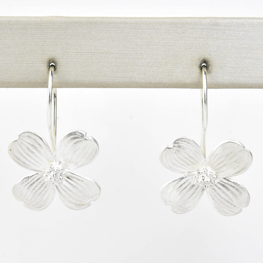 Dogwood French Wire Earrings - Goldmakers Fine Jewelry