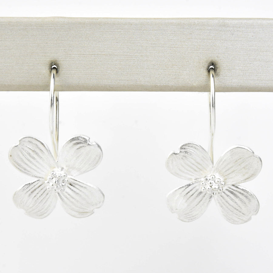 Dogwood French Wire Earrings - Goldmakers Fine Jewelry