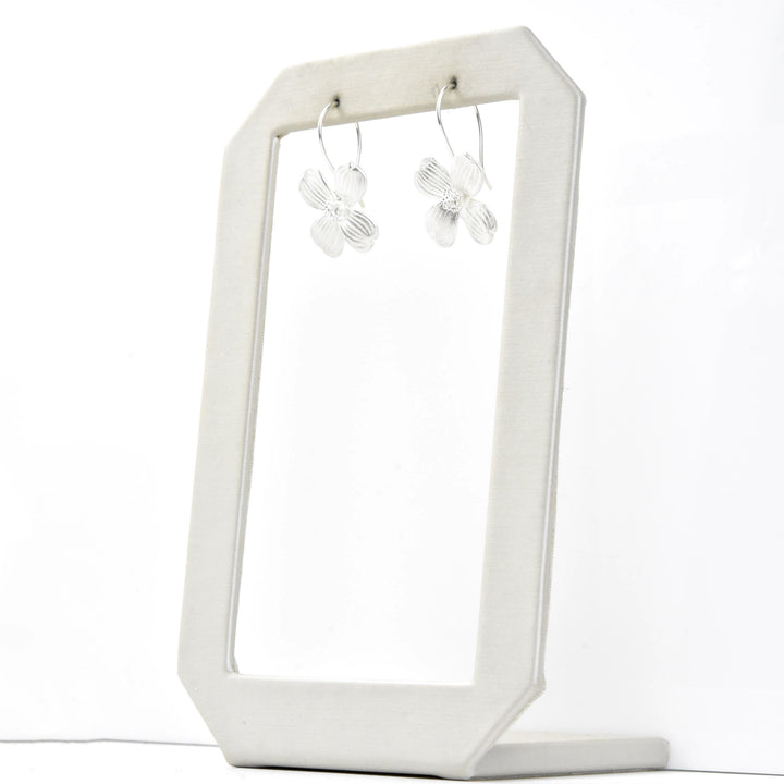 Dogwood French Wire Earrings - Goldmakers Fine Jewelry