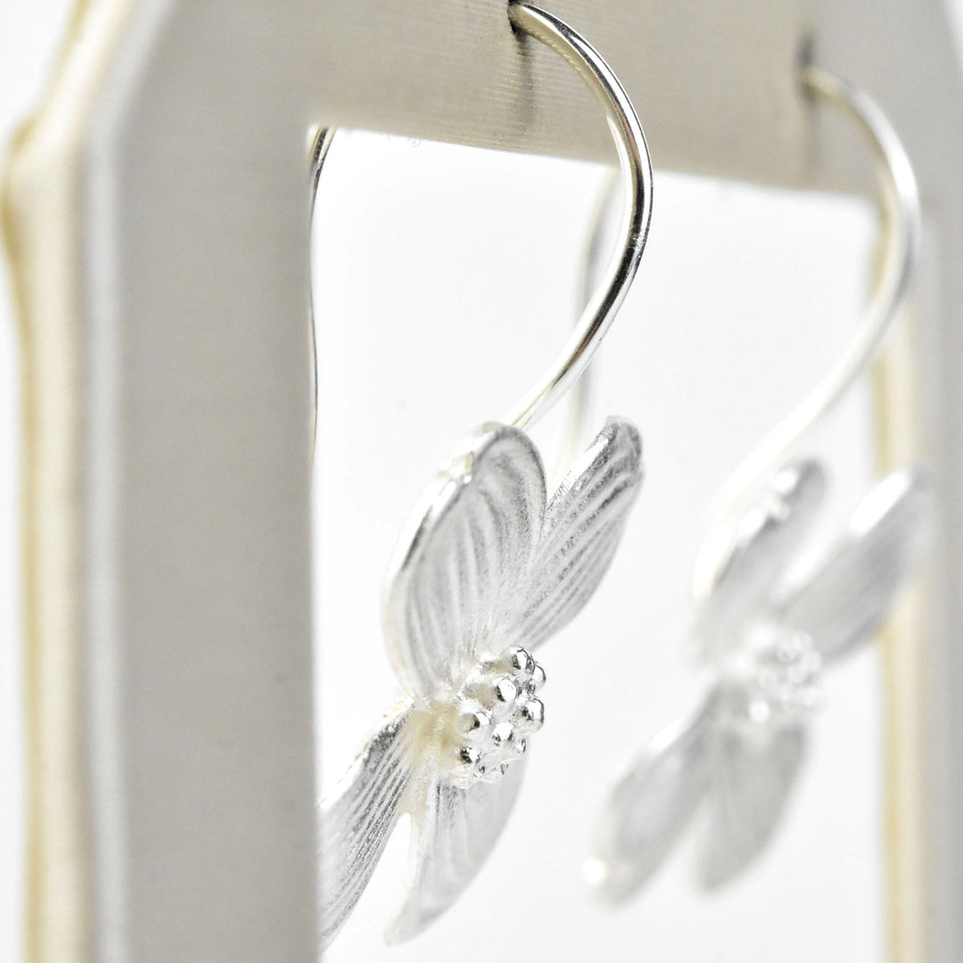 Dogwood French Wire Earrings - Goldmakers Fine Jewelry