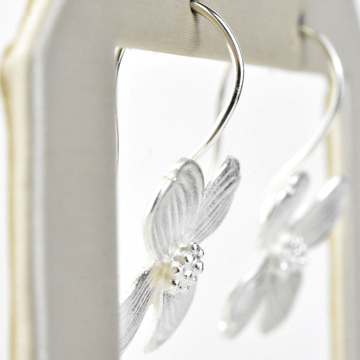 Dogwood French Wire Earrings - Goldmakers Fine Jewelry