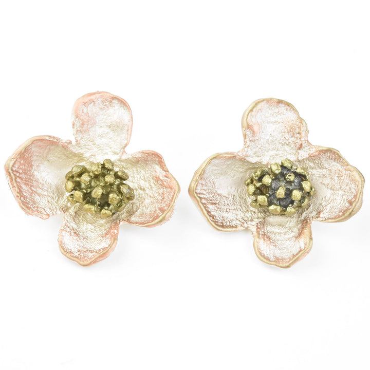 Dogwood Post Earrings - Goldmakers Fine Jewelry