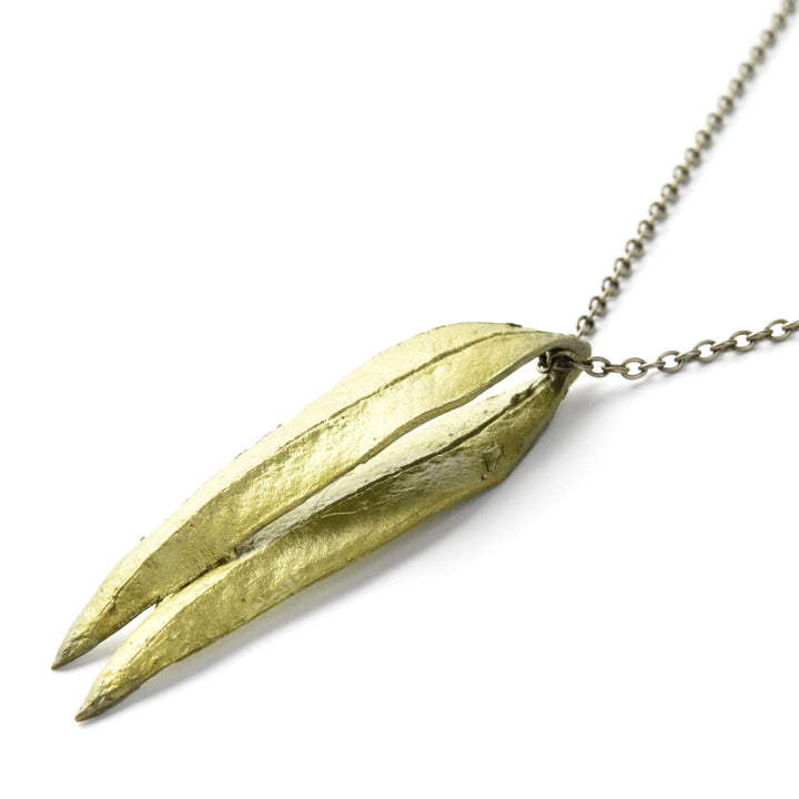 Double Leaf Eucalyptus Necklace