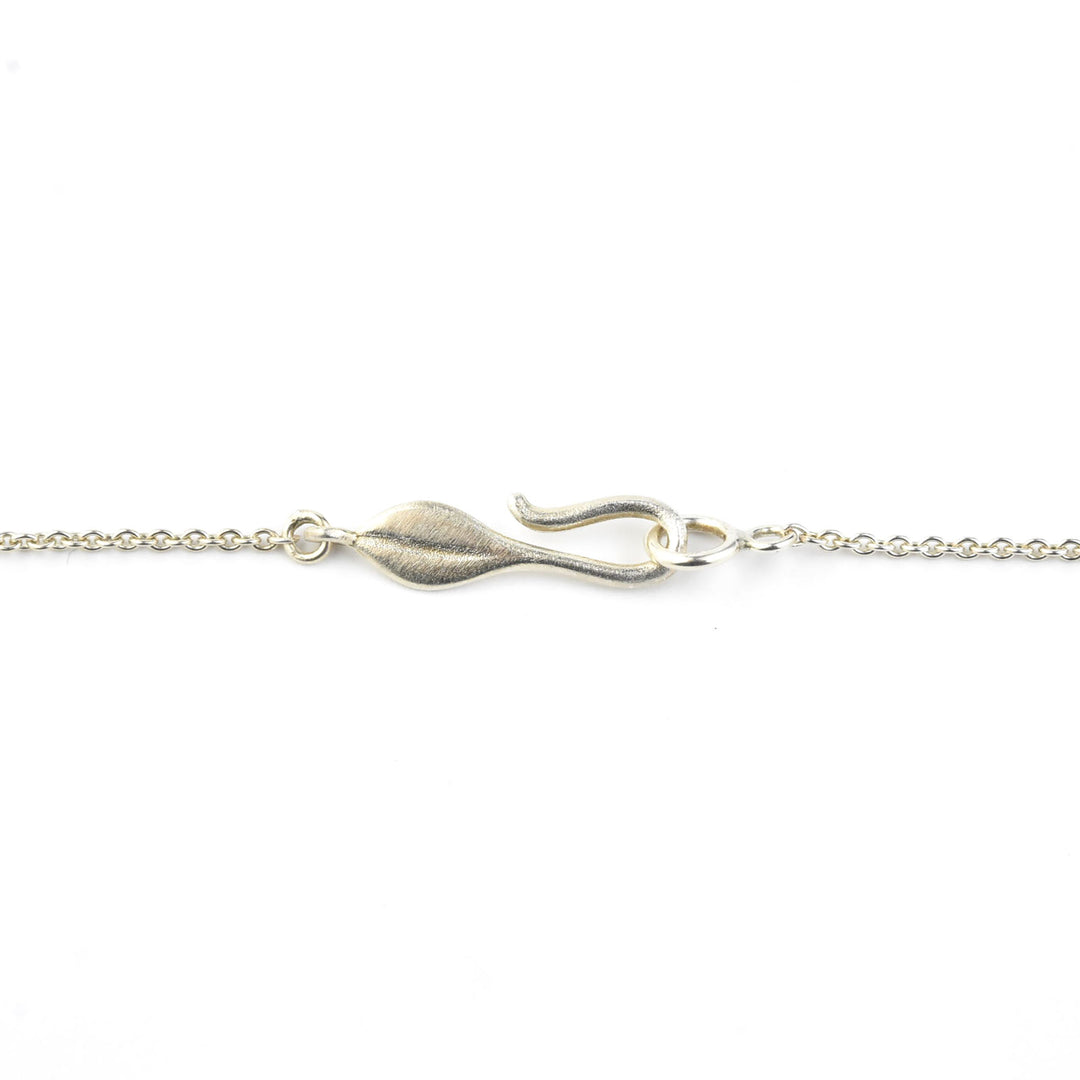 Double Olive Leaf Pendant Necklace - Goldmakers Fine Jewelry