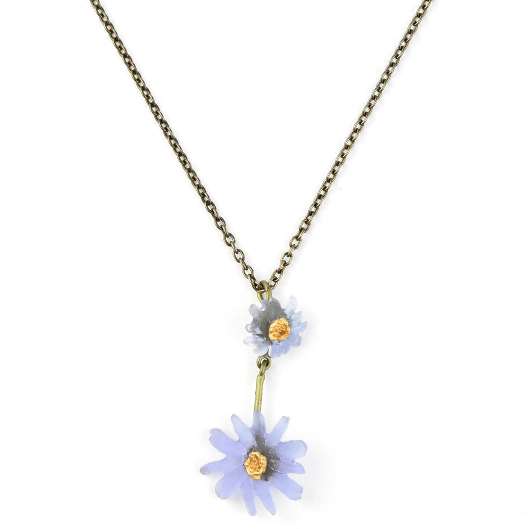 Double Drop Aster Necklace