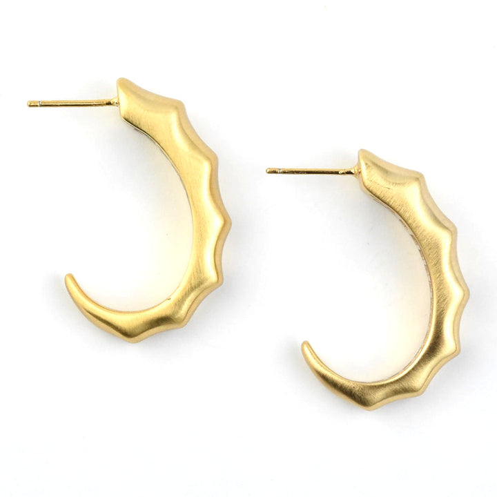 Dragon Hoops in Gold Tone