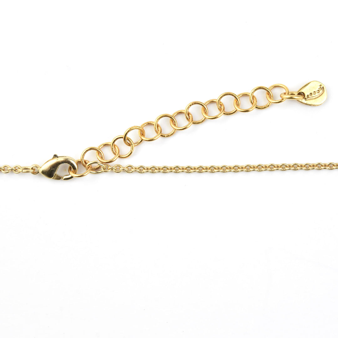 Sunflower Druzy Necklace - Goldmakers Fine Jewelry