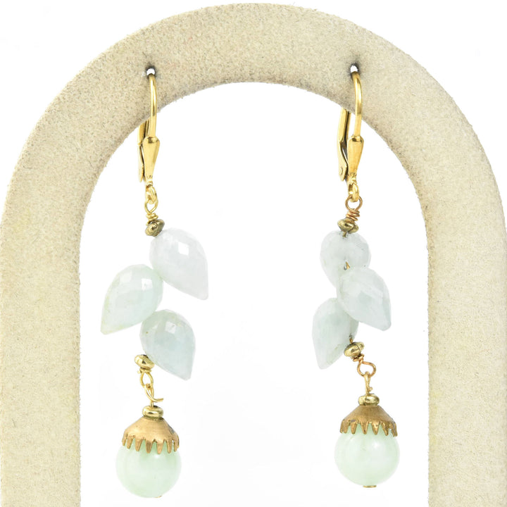 Aquamarine Briolette Drops
