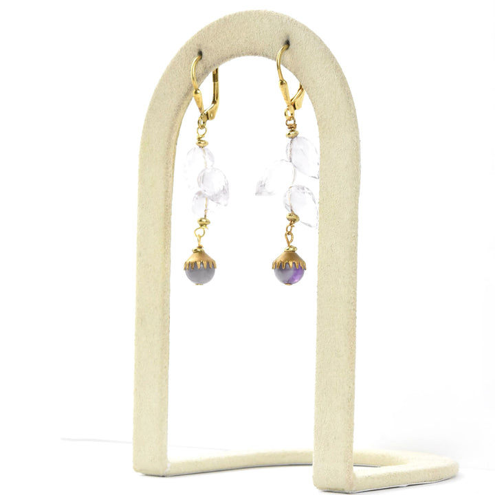 Amethyst Briolette Drops