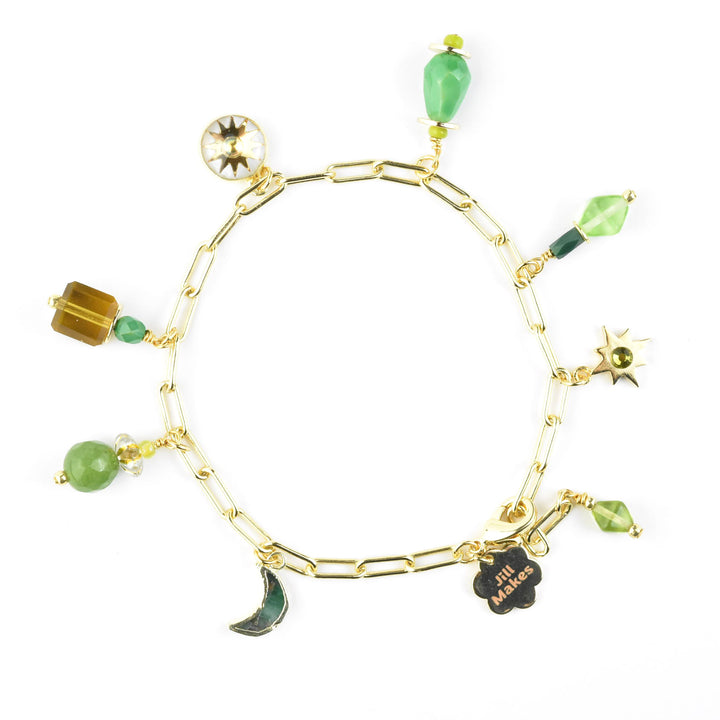 Zodiac Earth Sign Charm Bracelet