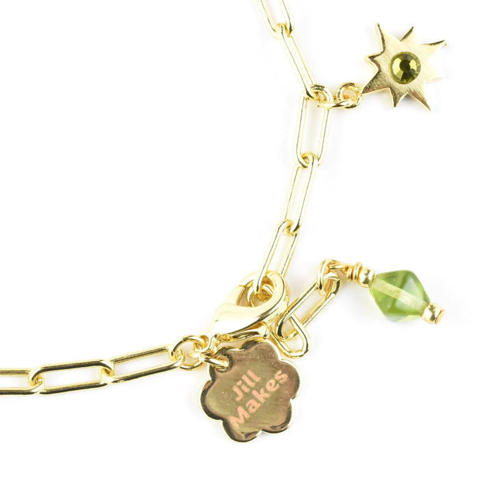 Zodiac Earth Sign Charm Bracelet