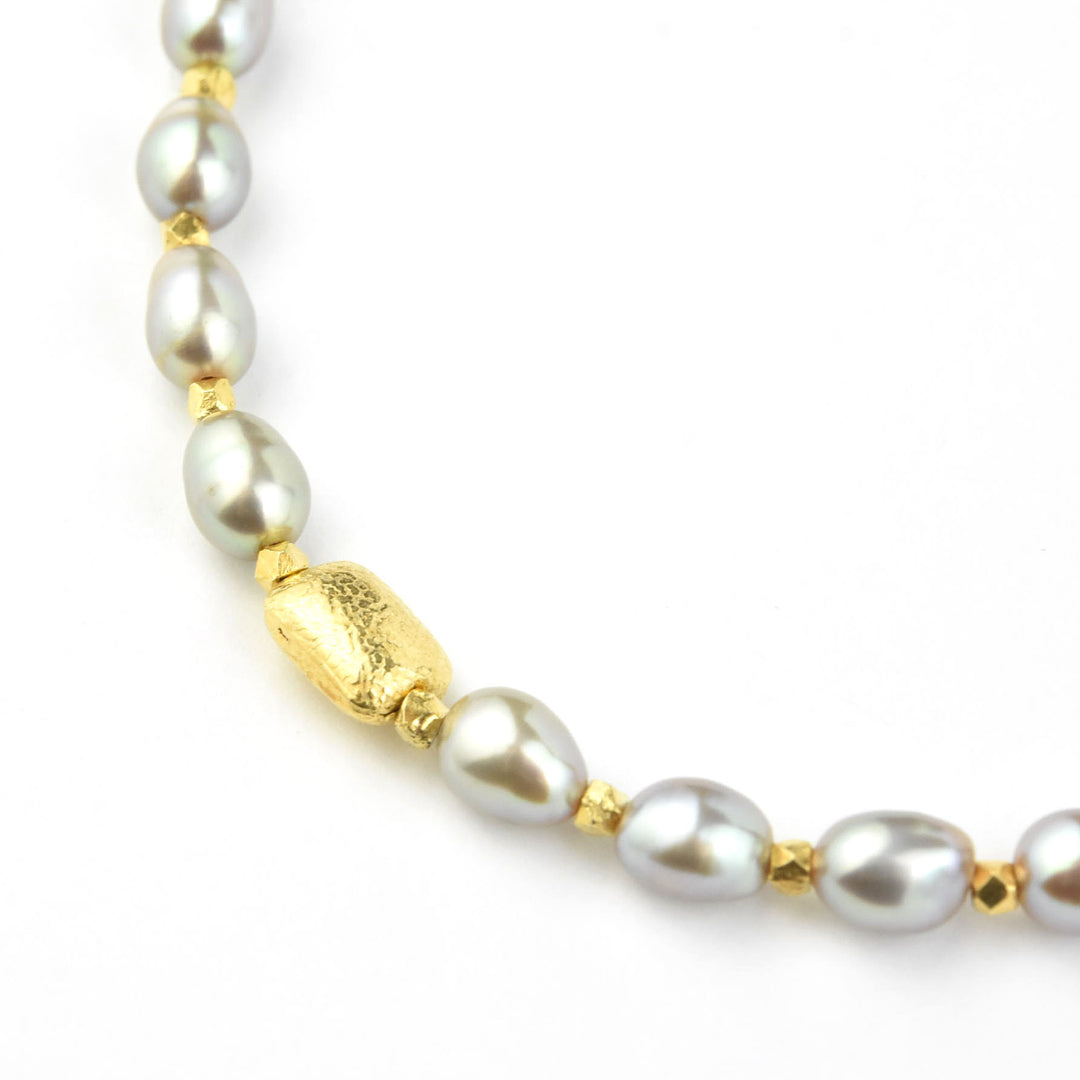 Echo Necklace with Pearls - Goldmakers Fine Jewelry