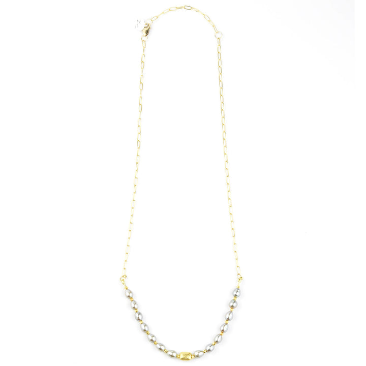 Echo Necklace with Pearls - Goldmakers Fine Jewelry