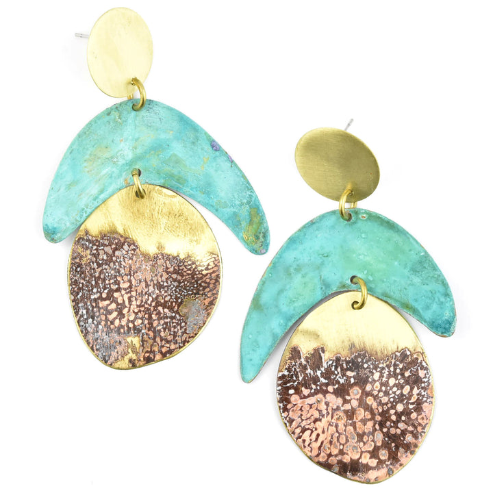El Cielo LG Patina Earrings