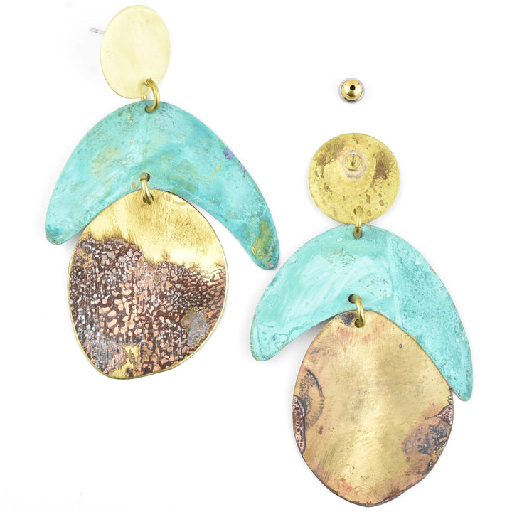 El Cielo LG Patina Earrings