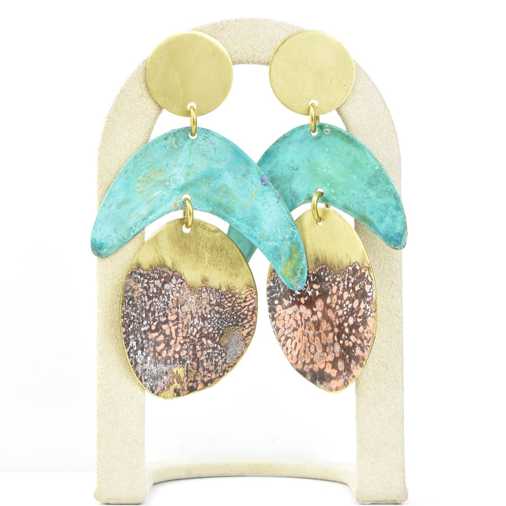 El Cielo LG Patina Earrings