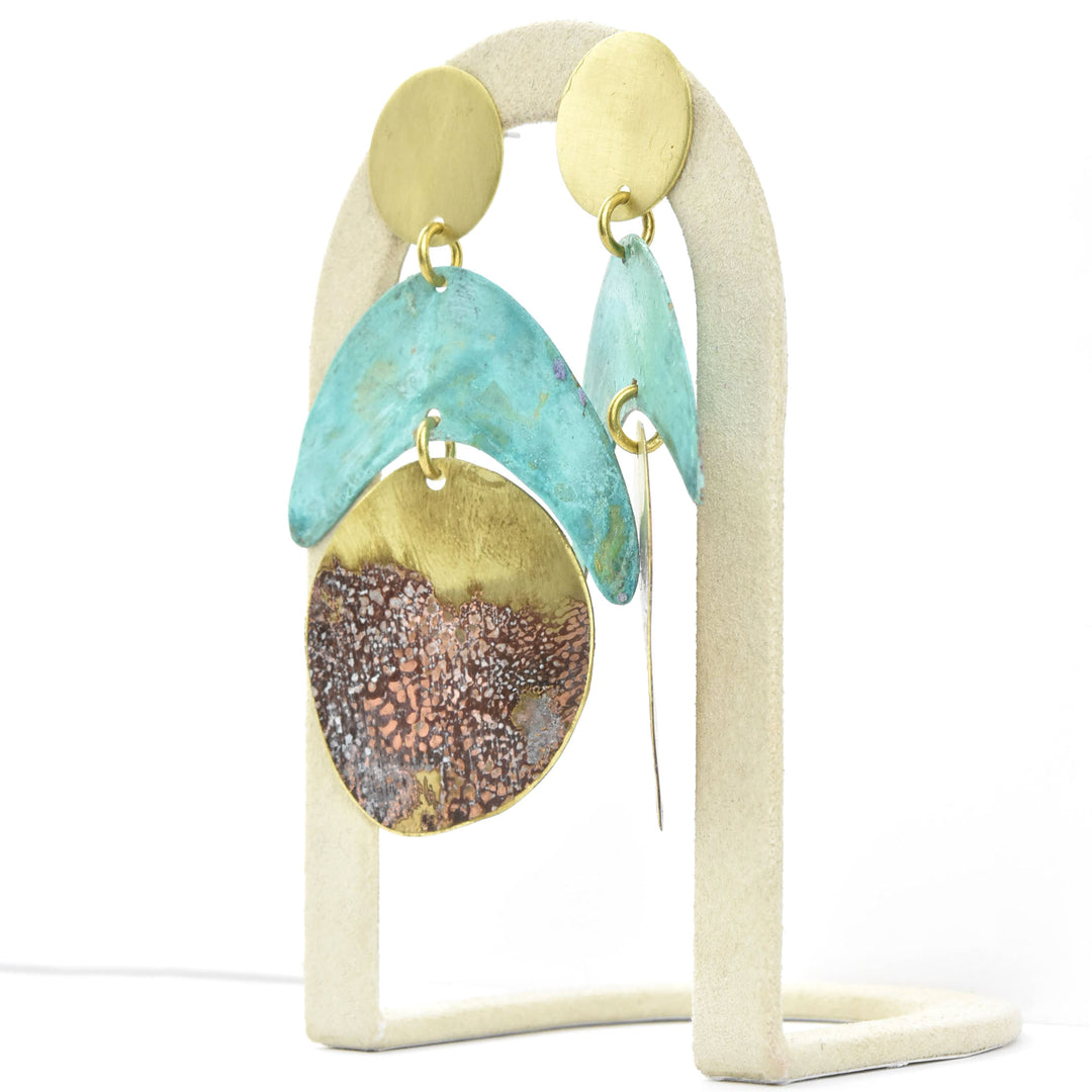 El Cielo LG Patina Earrings