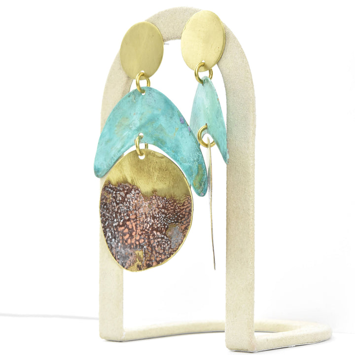 El Cielo LG Patina Earrings