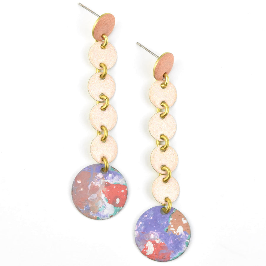 Endless Circles Earrings in Mix Rose - Goldmakers Fine Jewelry