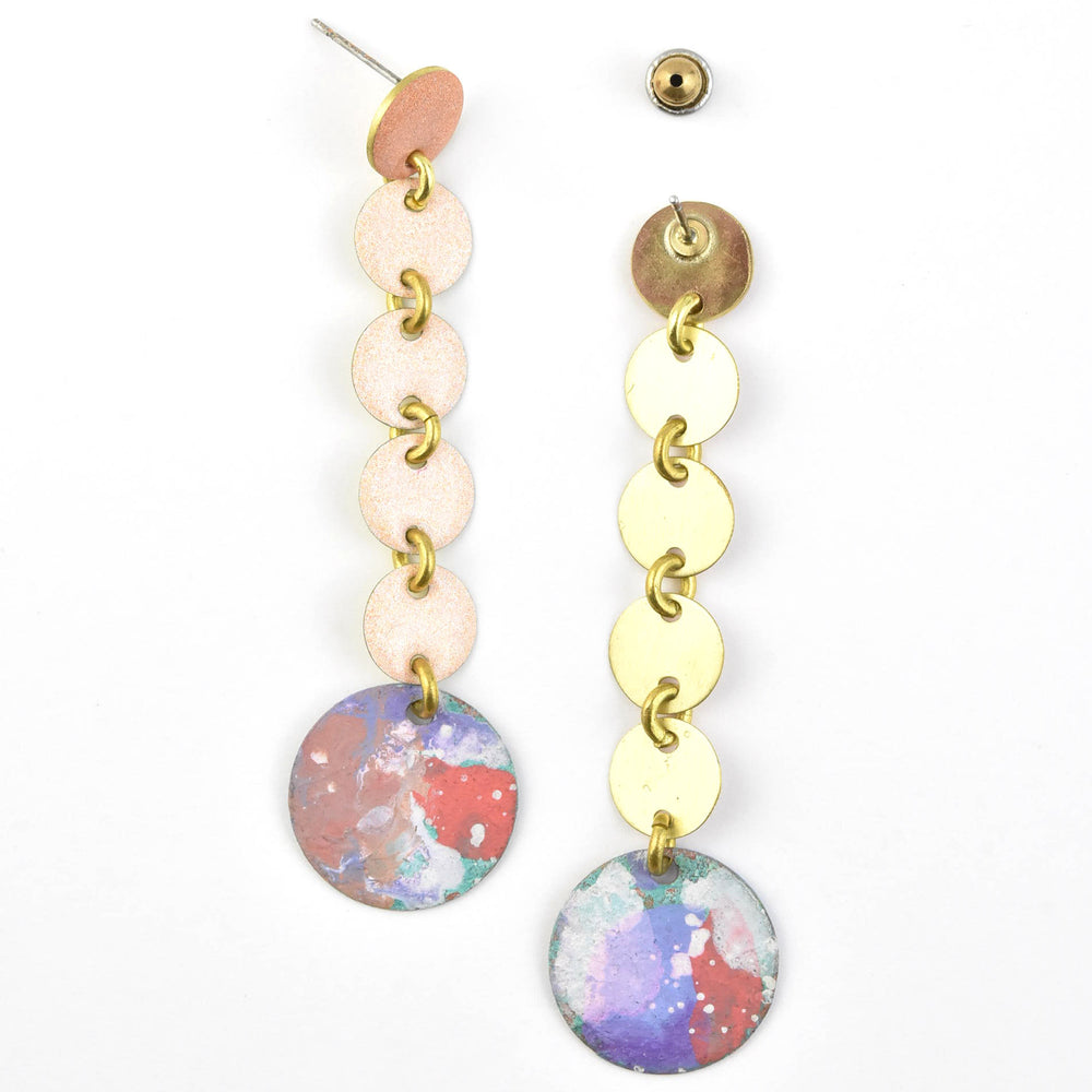 Endless Circles Earrings in Mix Rose - Goldmakers Fine Jewelry