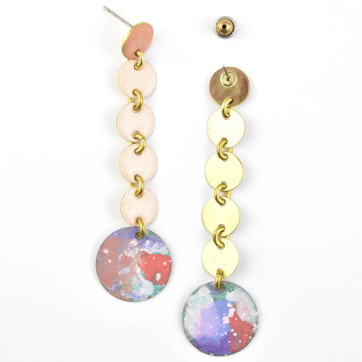 Endless Circles Earrings in Mix Rose - Goldmakers Fine Jewelry