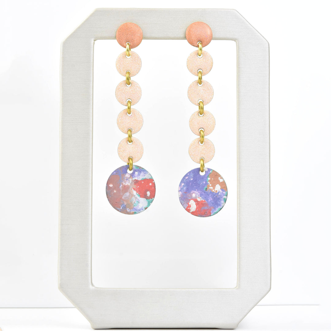 Endless Circles Earrings in Mix Rose - Goldmakers Fine Jewelry