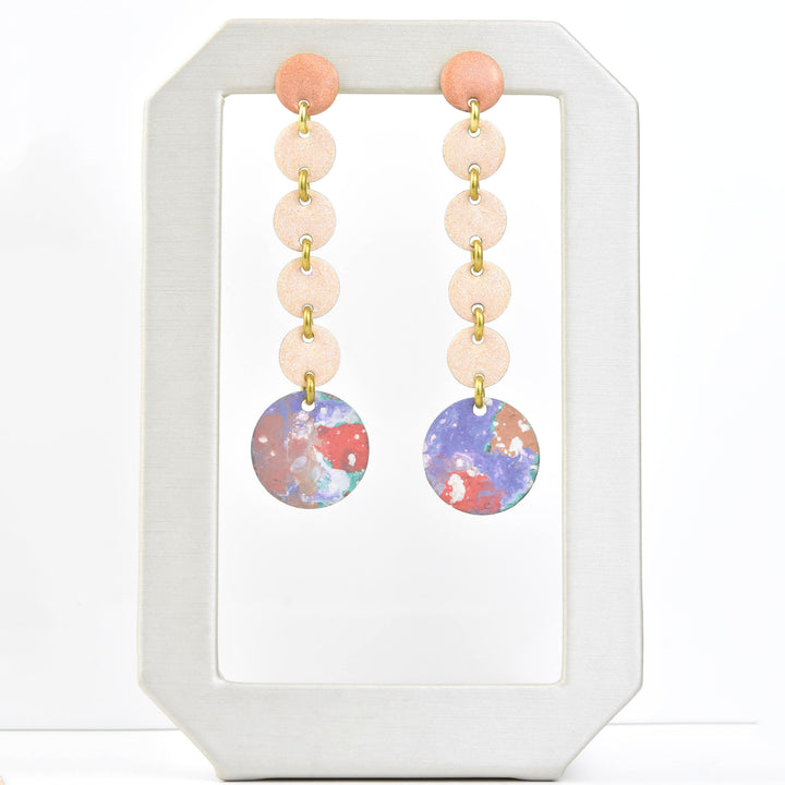 Endless Circles Earrings in Mix Rose - Goldmakers Fine Jewelry